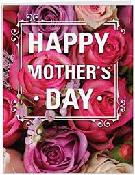 Amazon.com : Flowers for Mom - Elegant Happy Mother's Day Card ...